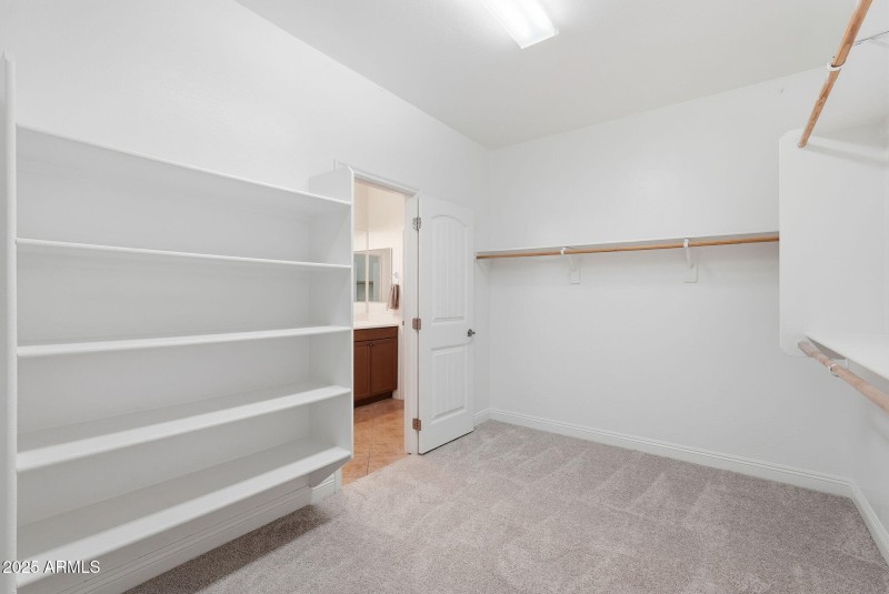 Massive master closet