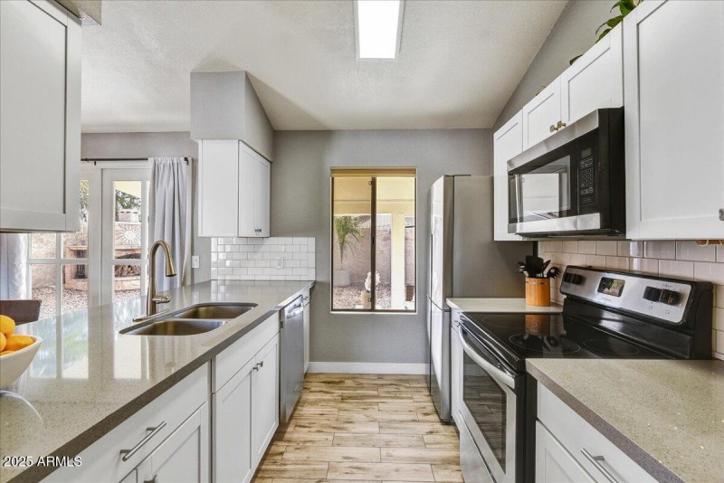 Kitchen with Stainless Steel Appliances