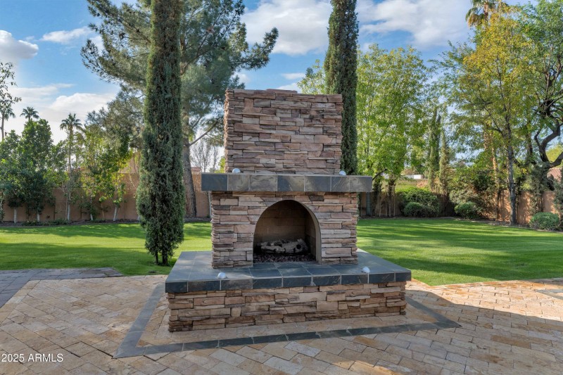 Outdoor Fireplace