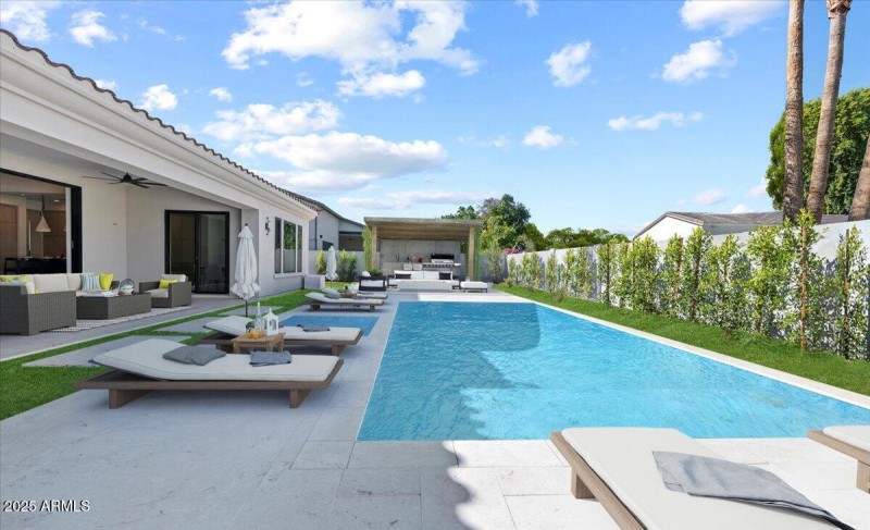 Resort like backyard