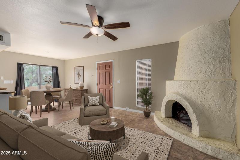 Great Room w Lots of Light!