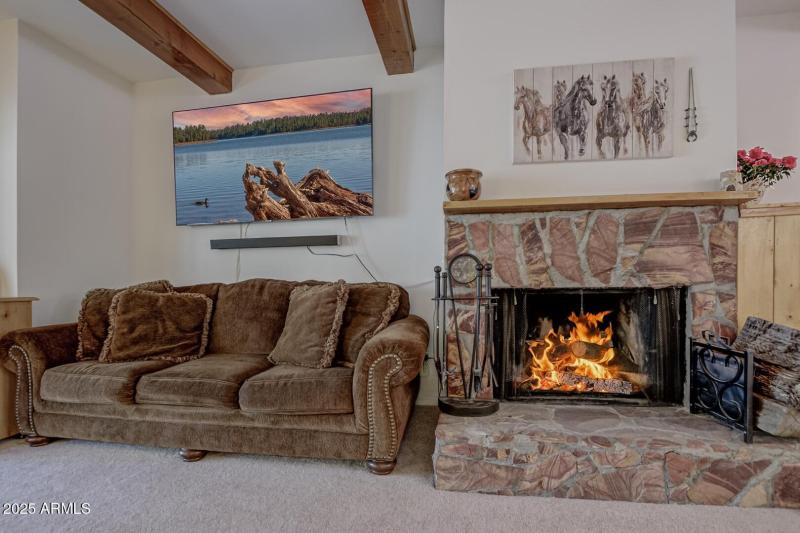 Fireplace in Living Room