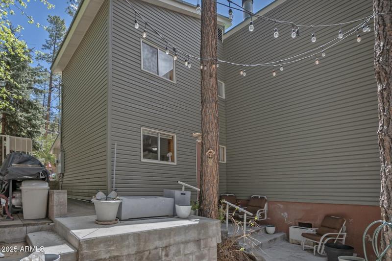 Outdoor Seating over Creek
