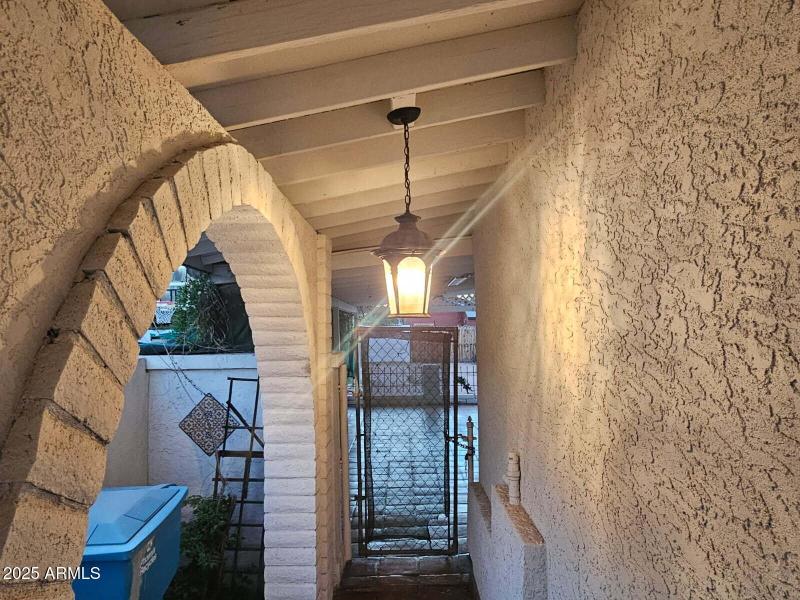 Side Walkway twilight back view