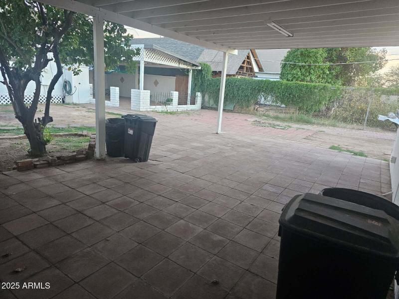 Back Structure Patio view