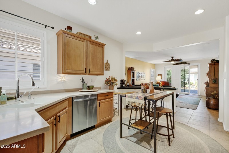 Lots of counter space and cabinets