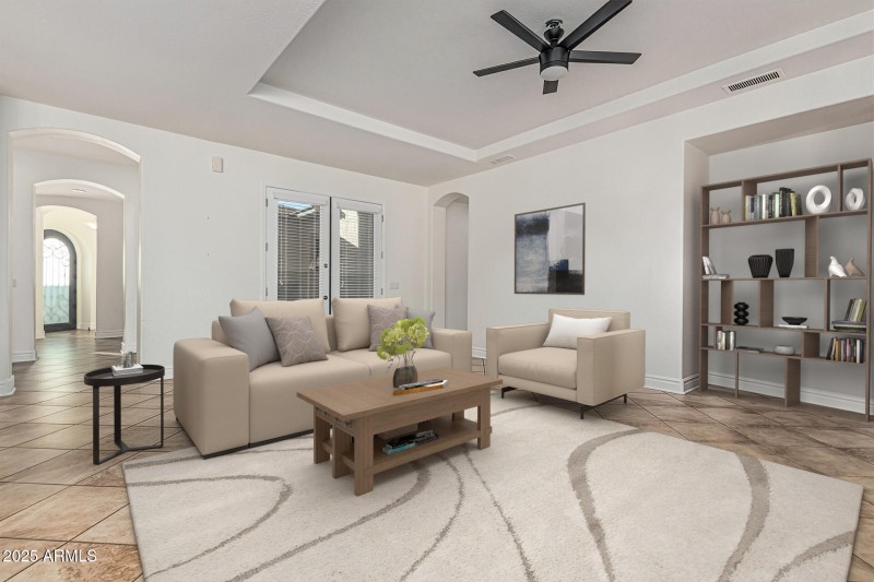 Living Room- Virtually Staged