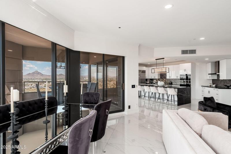 Dining Rm/Kitchen View