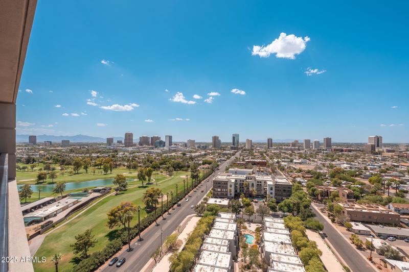 Balcony with Town/Golf Course View