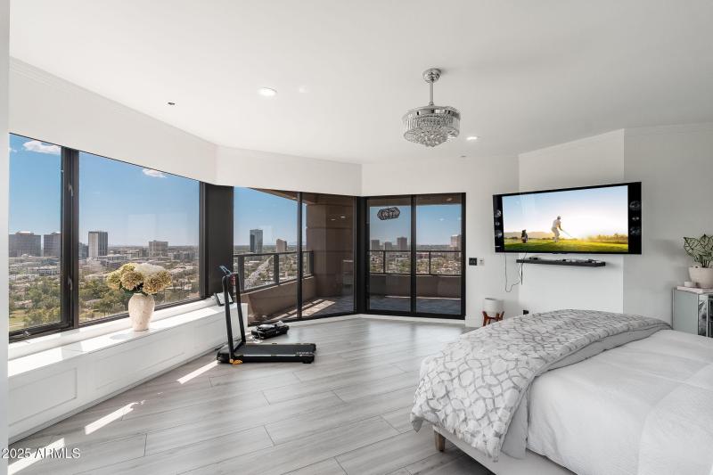 Primary Bedroom with Balcony