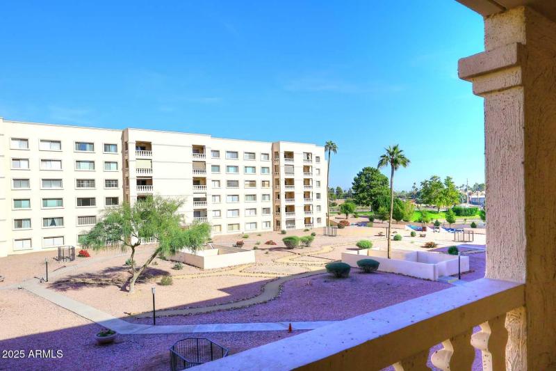 Covered Balcony-View