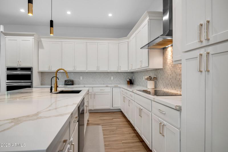 LARGE COUNTER AND STORAGE SPACE