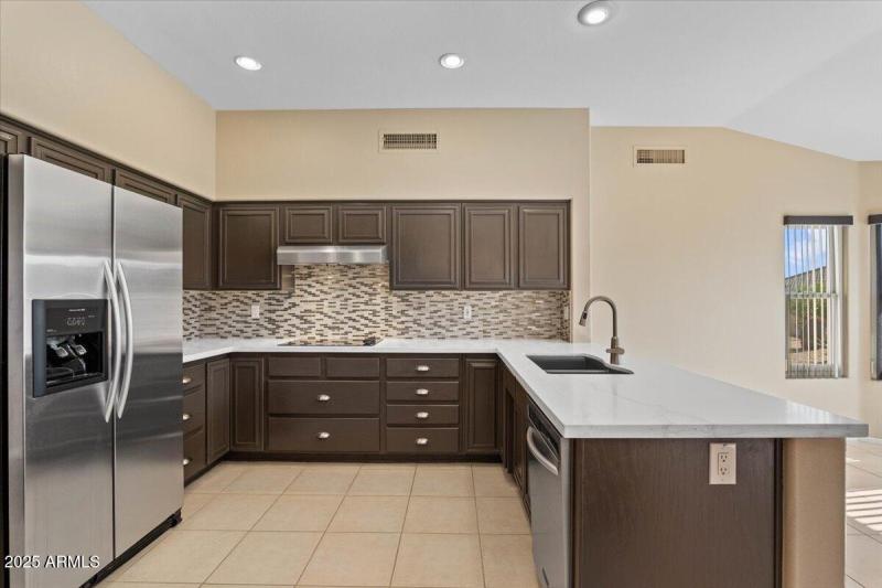 Kitchen with all Stainless Appliances
