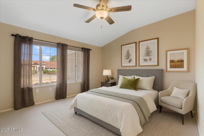 Guest Room Virtually Staged