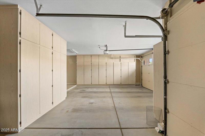 GolfCart Garage looking into Main Garage