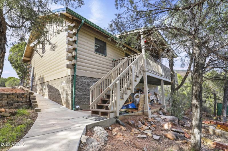 Sidewalk from the front to the back