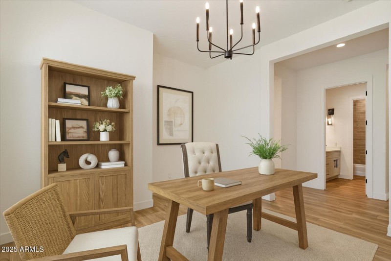 Virtually Staged Office