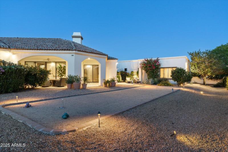 Bocci Ball and Detached Guest House