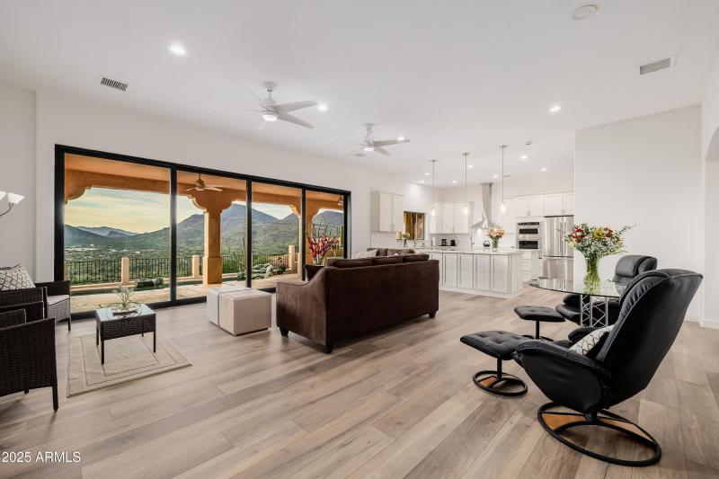 Living Rm Into Kitchen