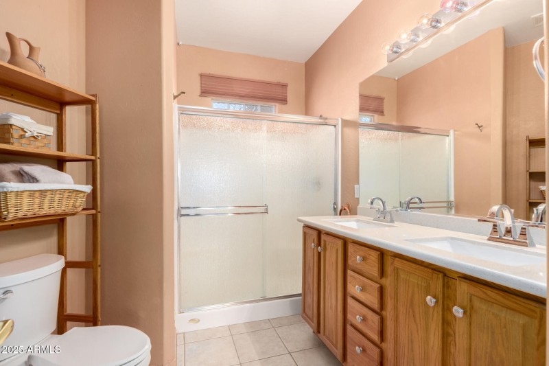 Primary Bath - Glass shower enclosure