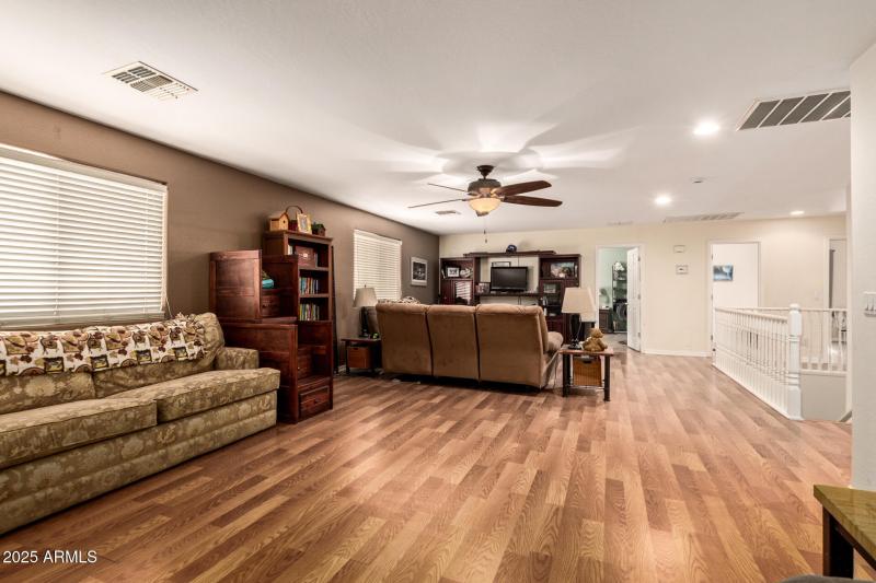 Upstairs family room