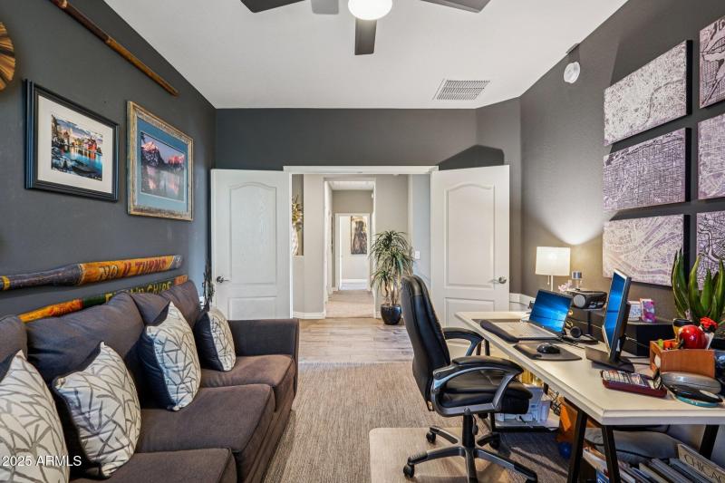 Office with Double Door Entry