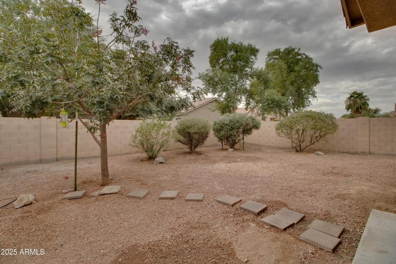 Large Fenced Back Yard