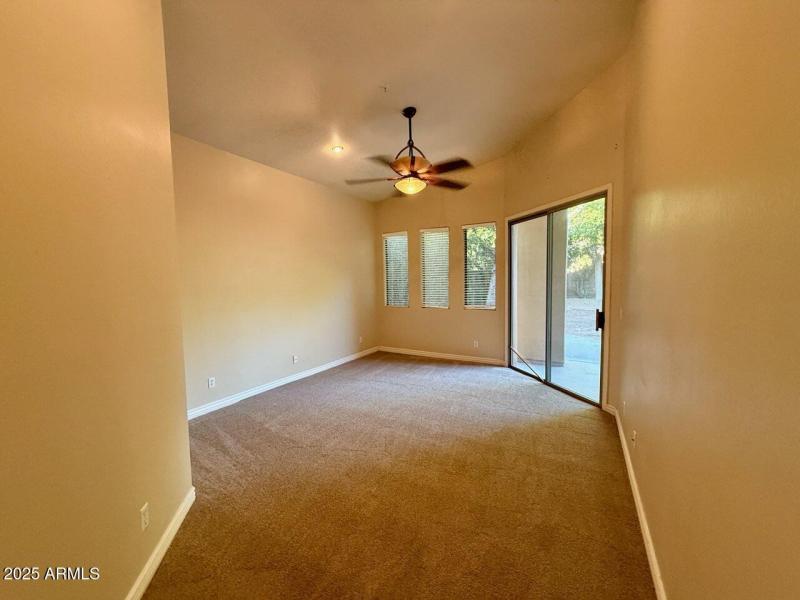 Master Bedroom Toward Back Patio