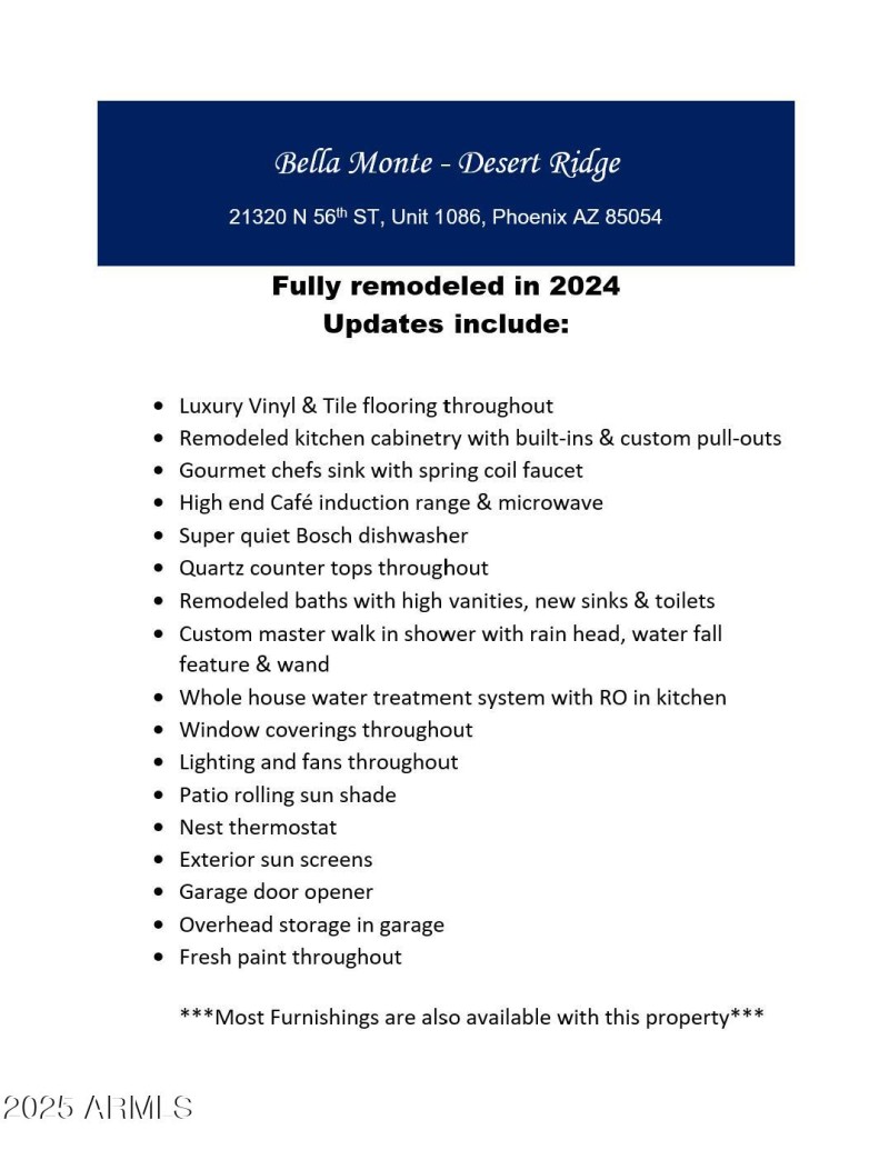 Updates & Features list