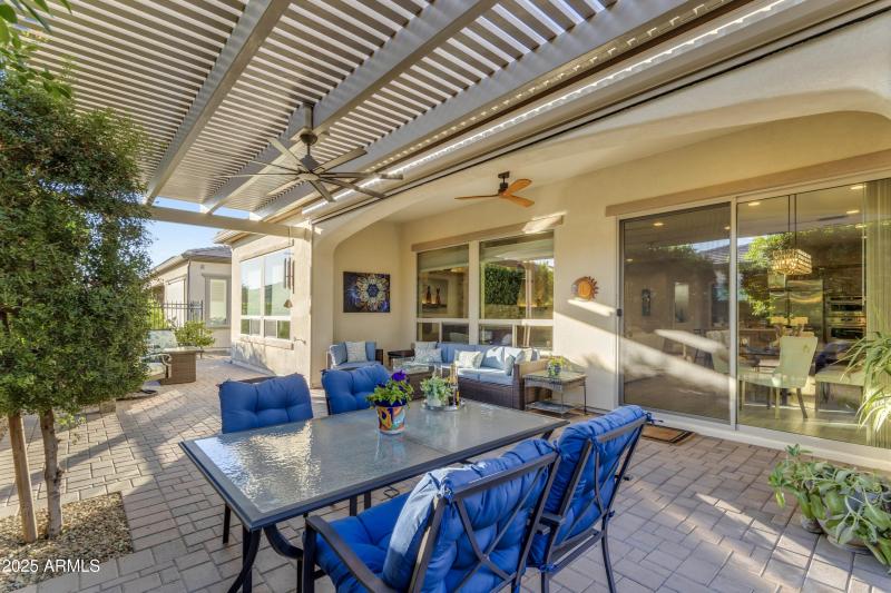 Fan & Electrical in Pergola