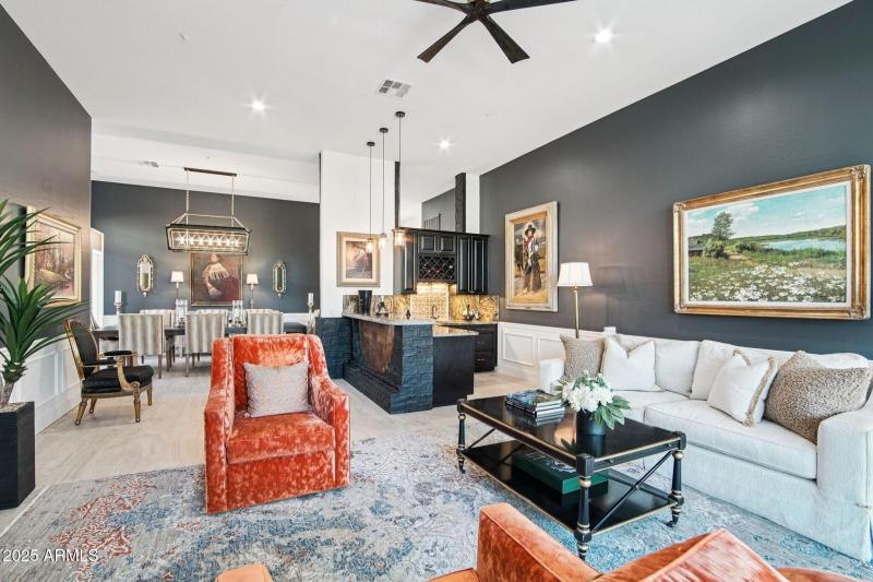 Open Living & Dining Flow