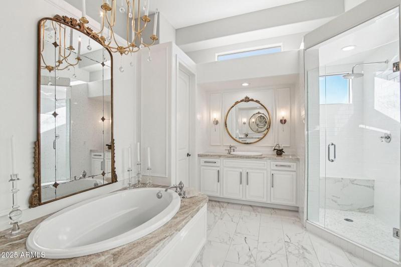 Separate Tub & Walk-In Shower