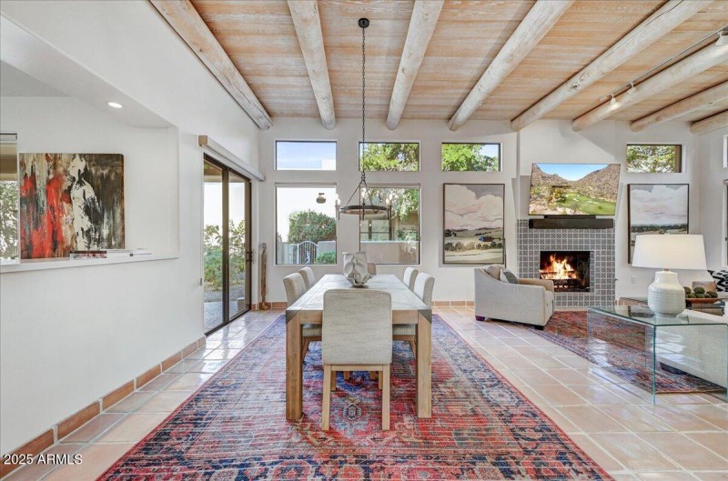 Dining in Great Room