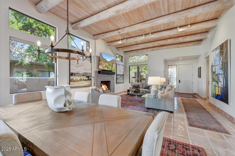 Dining View to Sitting Area