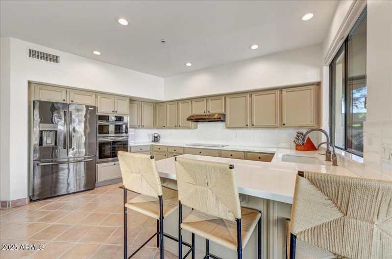Breakfast Bar View of Kitchen
