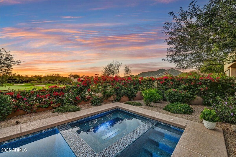 Spa Detail & Golf Course View