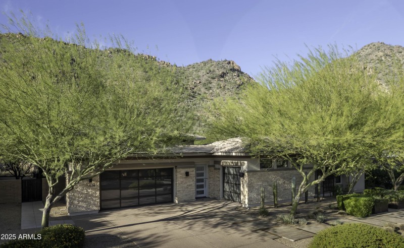 Front of House with Mountain View