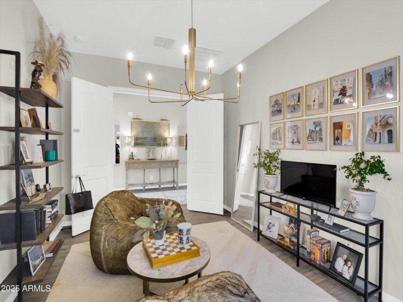 Dual French Doors could make this room a