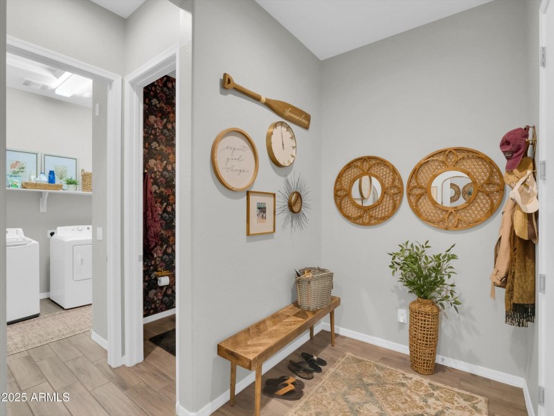 Mud Room off Garage Entry