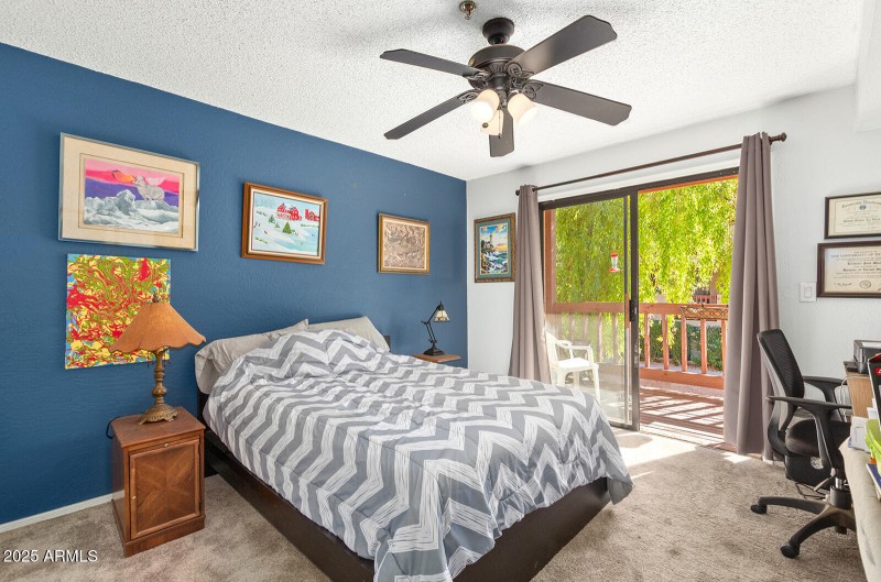 GUEST BEDROOM HAS BALCONY