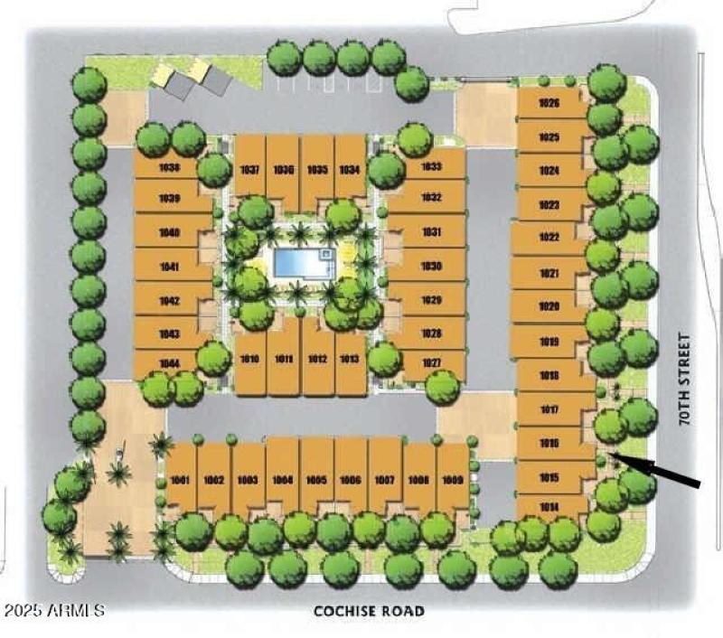 Gated Condo map of 1016