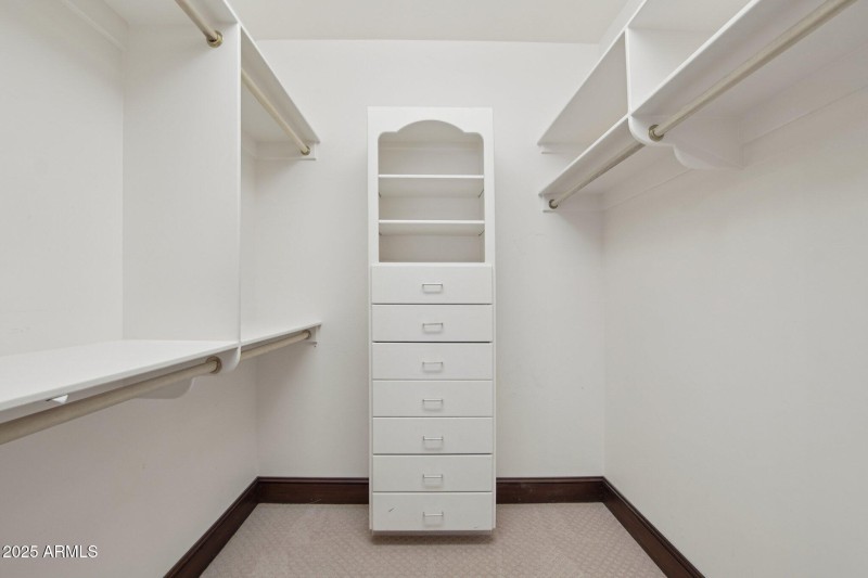 large walk in closet