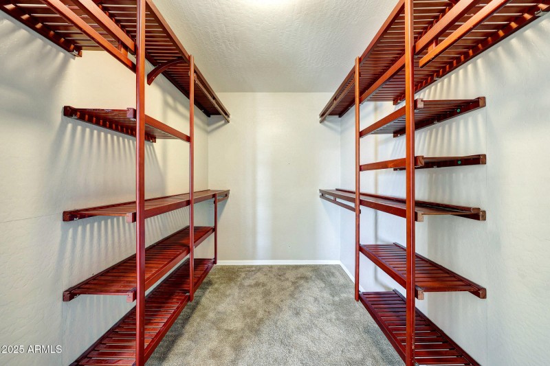 Primary walk-in closet
