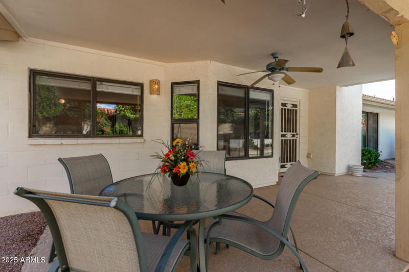 Large Covered Patio Space!