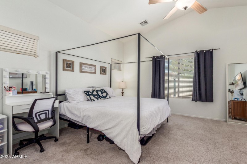 Primary bedroom is quite large