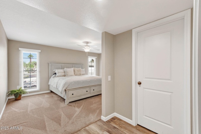 Primary Bedroom & Walk In Closet door