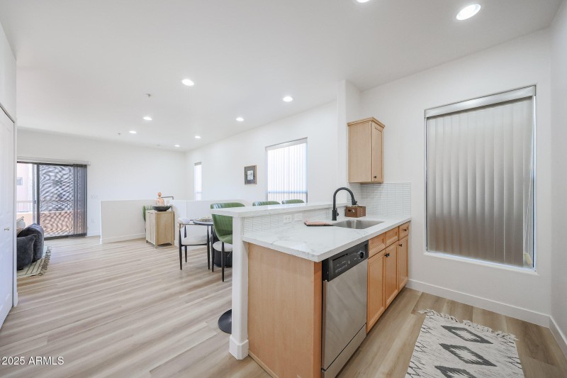 Kitchen into Dinning