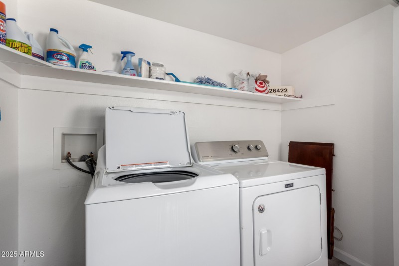 laundry area