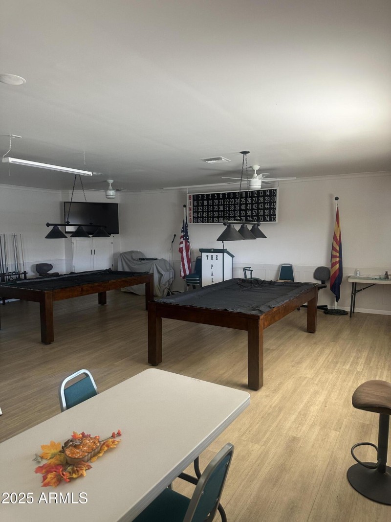 Community billiard area
