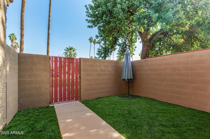 turf and front patio